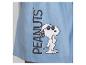 Shorts Peanuts bleu clair avec Snoopy.