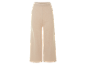 Pantalon large beige.