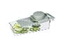 Mandoline à légumes avec récipient, avec concombres tranchés