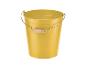 Seau jaune Farmside de 10L avec anse en métal.