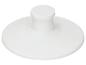 Base ronde en plastique blanc avec un support central
