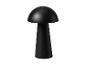 Lampe de table noire en forme de champignon avec bouton marche/arrêt