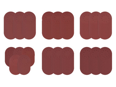 PARKSIDE® Set de feuilles abrasives, pour meuleuses excentriques