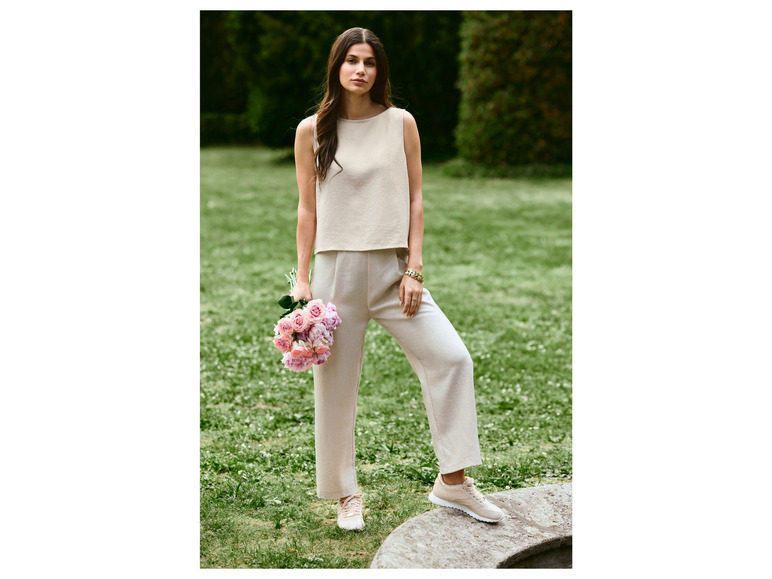 esmara® Pantalon effet lin femme | LIDL