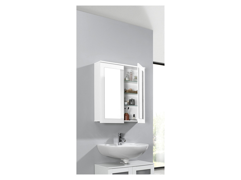 Aller en mode plein écran : LIVARNO home Armoire de toilette miroir Basel - Image 2