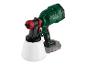 Pistolet de peinture Parkside X20V Team avec réservoir.
