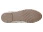 Semelle de ballerines beige en tissu.