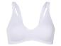 Soutien-gorge blanc, style minimaliste.