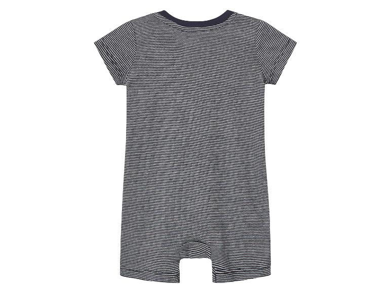 Combinaison rayée pour bébé, style marin.