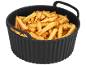Moule en silicone pour friteuse sans huile rempli de frites