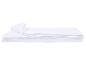 Couette ou protège-matelas blanc, plié
