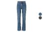 Jeans flare pour femme en bleu.