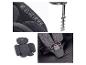 Siège auto BabyGo i-Size R129 avec rotation 360, mousse à mémoire de forme et ISOFIX avec jambe de force.