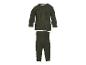 LUPILU® Premium Baby Ensemble Tricoté: Pull côtelé vert et pantalon assorti.