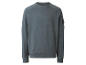 Sweat-shirt gris foncé avec poche plaquée.