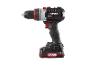 Perceuse sans fil noire et rouge avec batterie 20V.