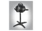 Barbecue électrique George Foreman sur pied : idéal pour grillades.