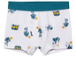 Boxer blanc avec un imprimé de camping
