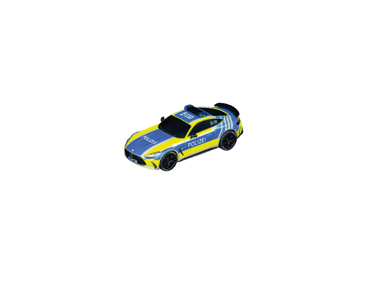 Voiture de police miniature Mercedes-AMG GT de Carrera.