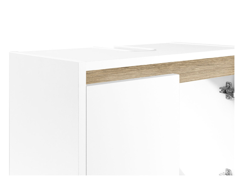 Aller en mode plein écran : LIVARNO home Meuble sous-vasque Oslo, 60 x 55 x 28 cm, blanc mat - Image 11