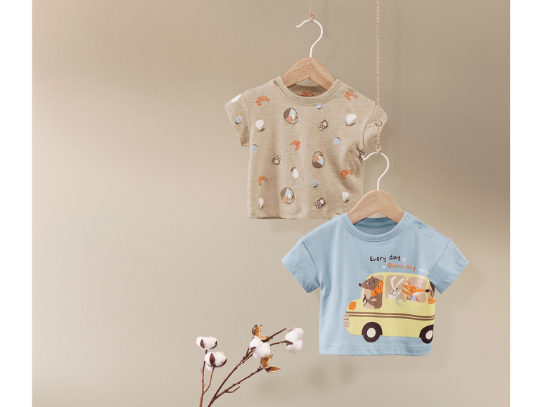 Aller en mode plein écran : lupilu® Lot de 2 t-shirts bébé - Image 9
