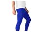 Collant de course bleu pour homme avec poche zippée