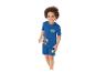 Pyjama enfant Paw Patrol : t-shirt et short bleu marine.
