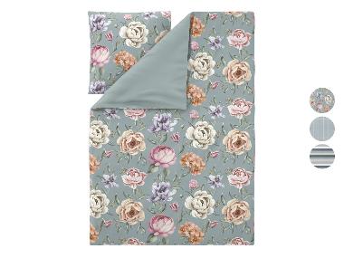 LIVARNO® Parure de lit double face en satin microfibre, 140 x 200 cm