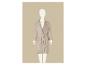 Peignoir beige sur un mannequin
