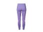 Legging de sport violet taille haute, vue arrière