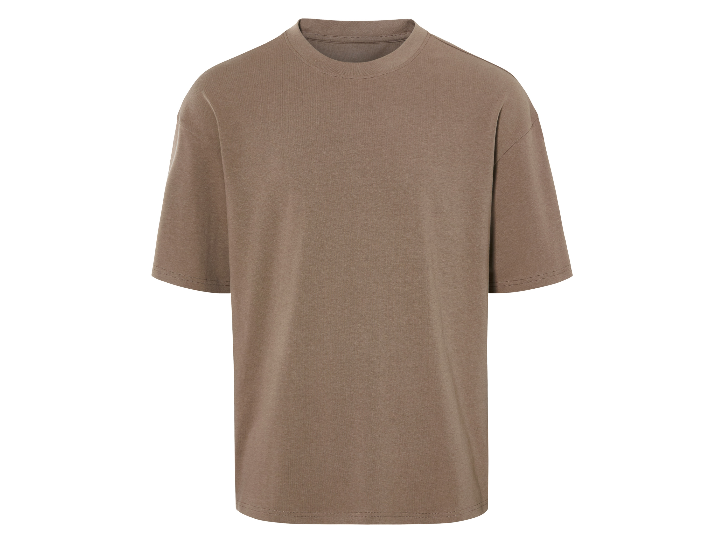 LIVERGY® T-shirt oversize homme (brun, S)