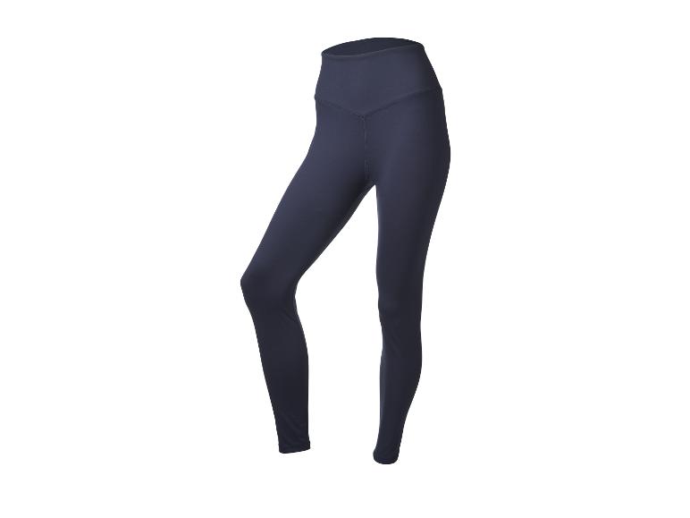 Legging femme bleu foncé taille haute