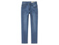 Un jean bleu skinny pour garçon.