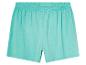 Shorts turquoise en jersey pour enfant.
