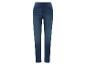 Leggings en jean bleu foncé pour femme.