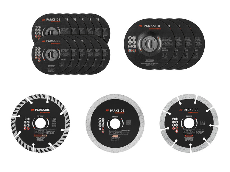 Disques Parkside pour métal et carrelage