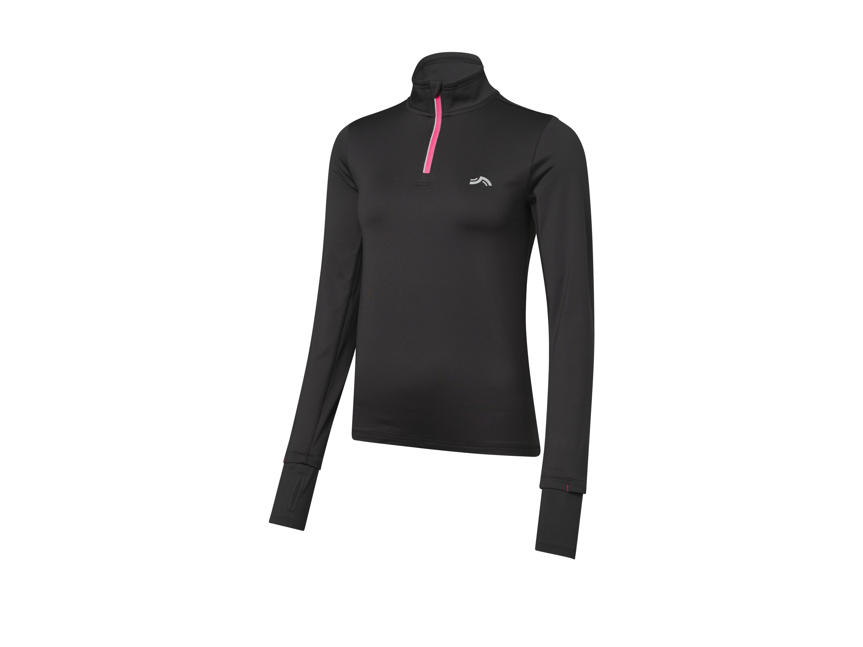 CRIVIT T-shirt technique femme (noir, M)
