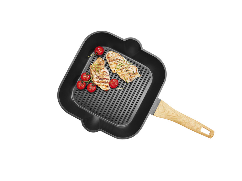 Aller en mode plein écran : Poêle à griller ou poêle en fonte d'aluminium, Ø 28 cm - Image 4