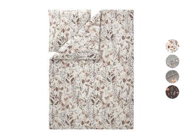 LIVARNO® Parure de lit en satin de microfibre réversible ou Parure de lit en satin de microfibre, 140 x 200 cm