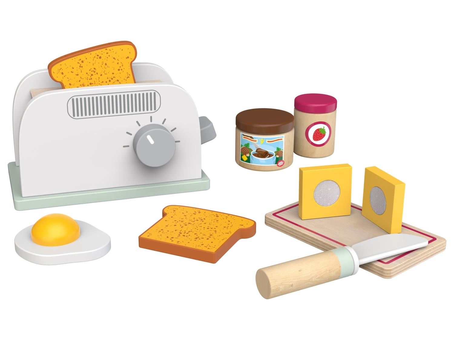Panier à Trésor Montessori 12 Pièces - Ustensiles De Cuisine Miniatures En Bois Pour Jeu Heuristique Et Sensoriel