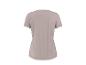 T-shirt femme taupe à manches courtes, vue de dos.