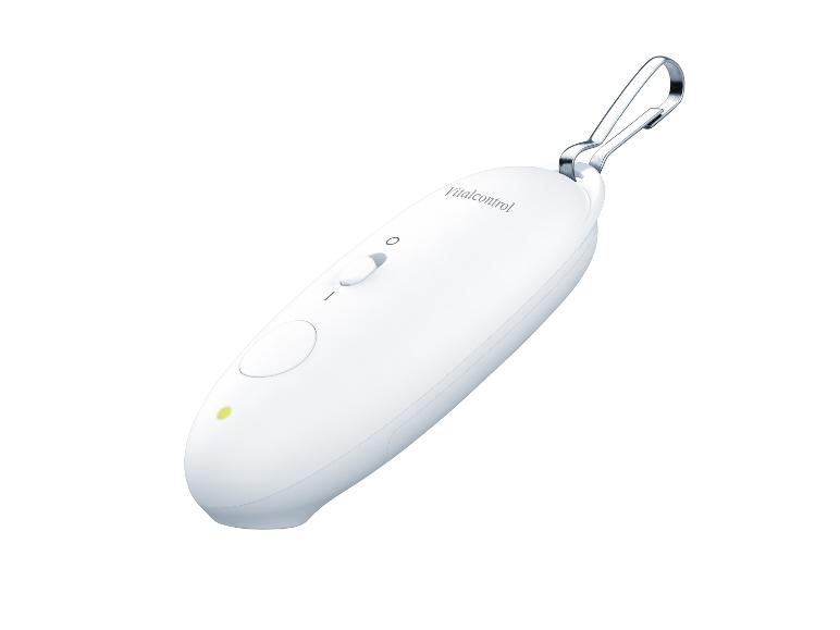 Télécommande Vitalcontrol blanche avec mousqueton.