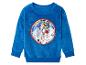 Un sweat-shirt en polaire bleu avec un motif Pat'Patrouille.