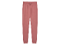 Pantalon de jogging rose pour femme avec cordon de serrage.