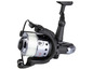 Un moulinet de pêche Paladin noir avec une ligne blanche