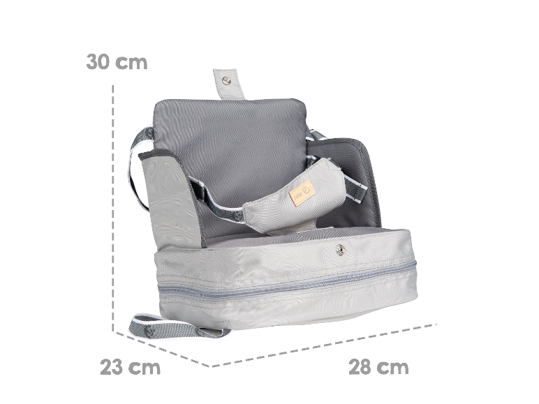 Chaise haute portable Roba pour enfants, dimensions 30x28x23 cm.