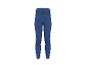 Legging d'entraînement bleu taille haute avec empiècements texturés.