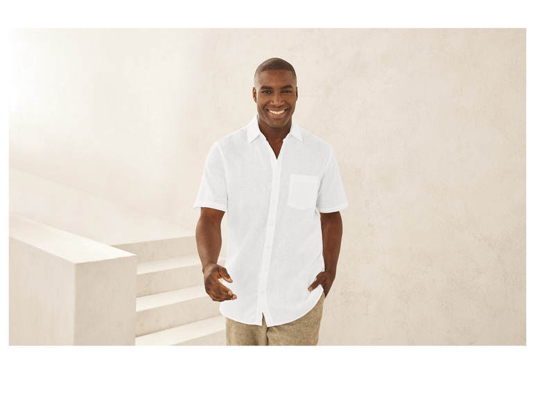 Aller en mode plein écran : LIVERGY® Chemise en lin homme - Image 10