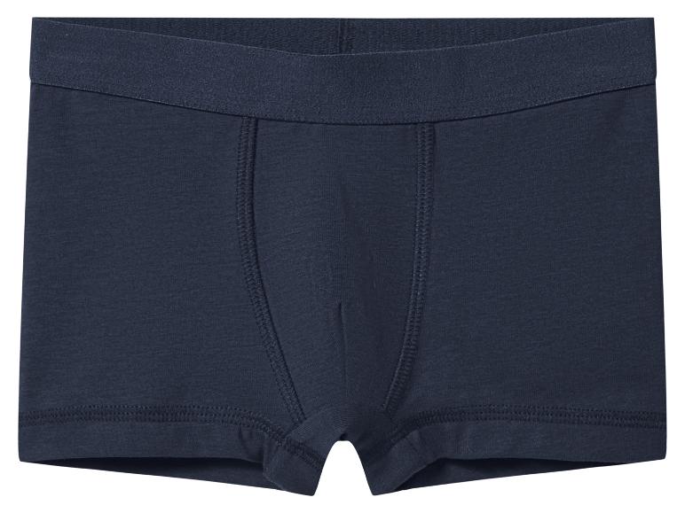 Caleçon boxer homme bleu foncé avec ceinture élastique