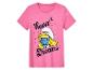 Un t-shirt rose avec Schtroumpfette et le texte 'Sweet Dreams'.